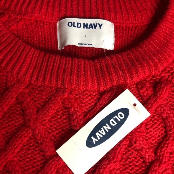 Textured Crew-Neck Sweater - L - Picture 5 of 7